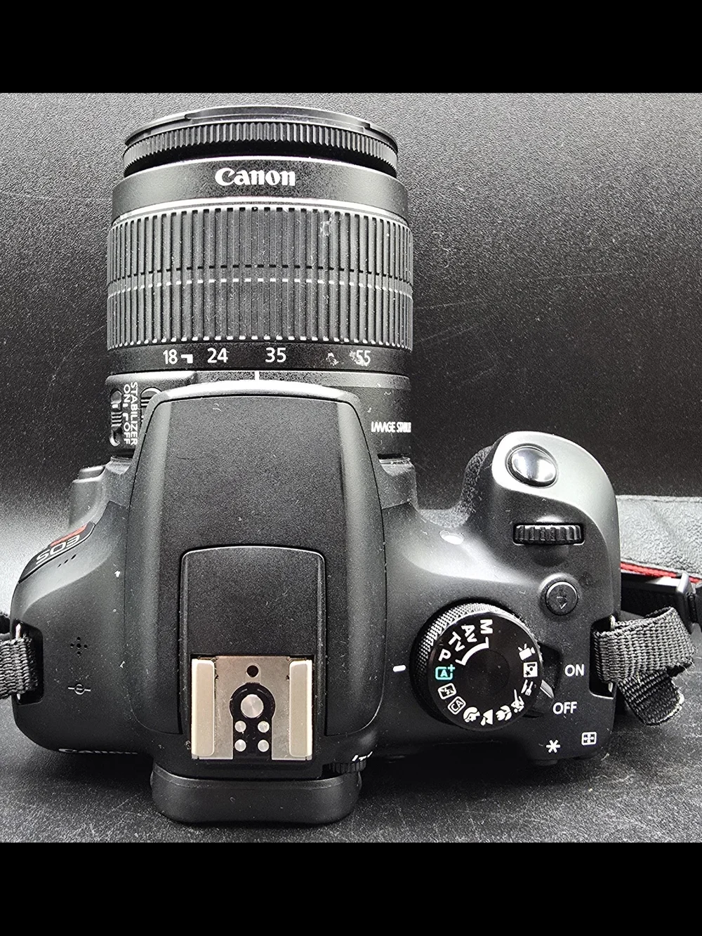 Canon EOS Rebel T6 Black DSLR Camera with 18-55mm Lens
